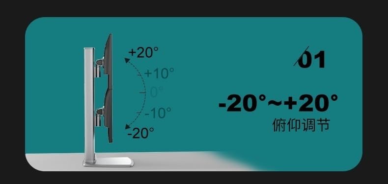 4-in-1 Monitor Arm Stand with Wall & Desk Mount Support