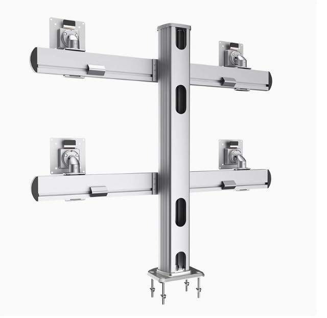4-in-1 Monitor Arm Stand with Wall & Desk Mount Support