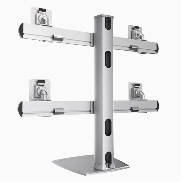 4-in-1 Monitor Arm Stand with Wall & Desk Mount Support