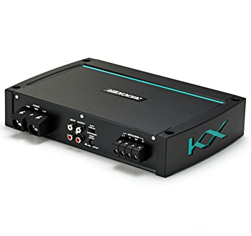 Marine 2-Channel Audio Amplifier with 1/0 Gauge Wiring Kit