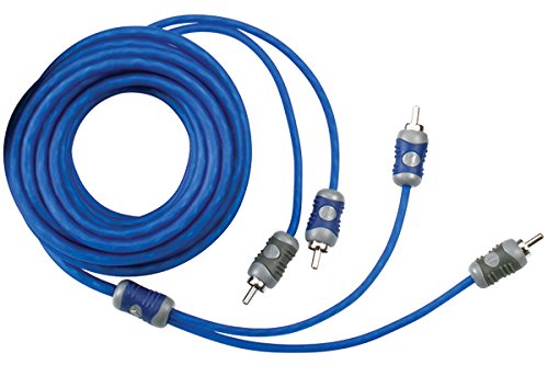 Marine 2-Channel Audio Amplifier with 1/0 Gauge Wiring Kit