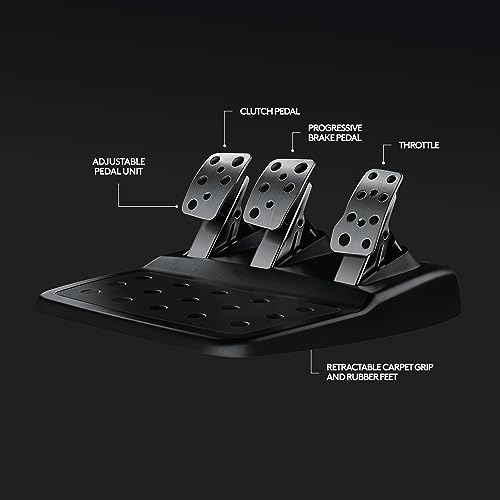 Logitech G29 Driving Force Racing Wheel and Floor Pedals, Real Force Feedback