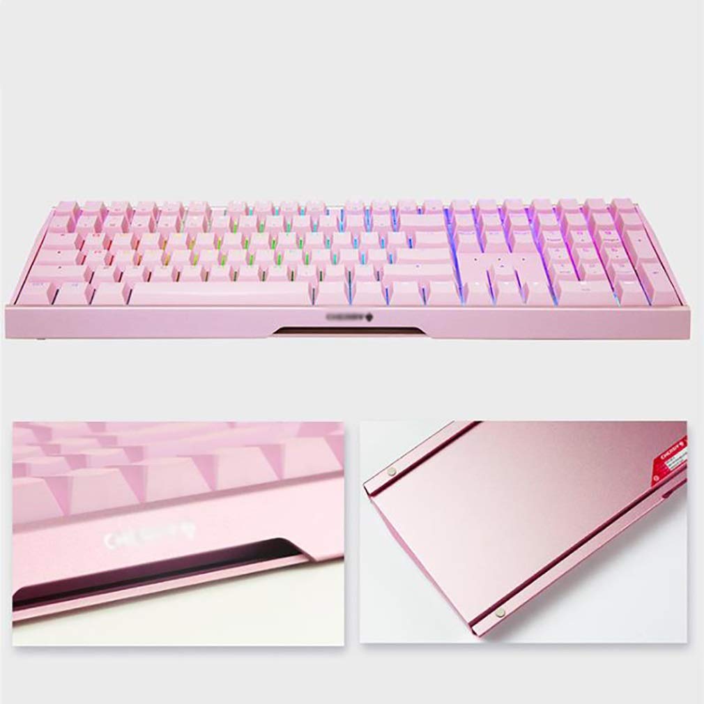 Mechanical Gaming Keyboard 104-Key RGB Backlit Black Switch
