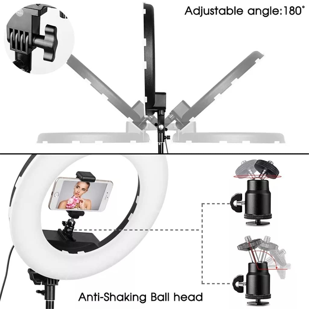 14" LED Ring Light with Tripod & Phone Holder