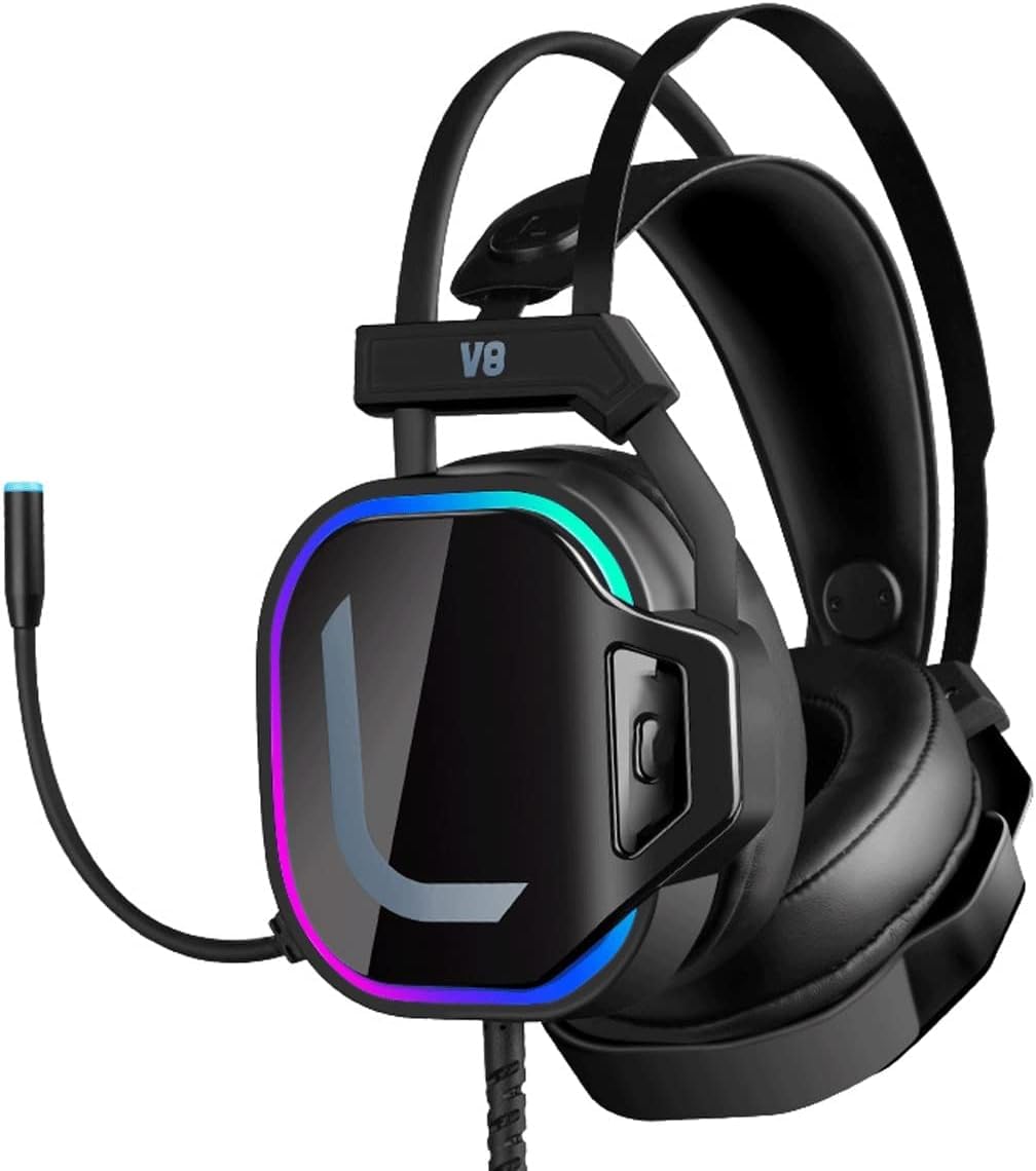 Wired Gaming Headset with Noise-Canceling Microphone
