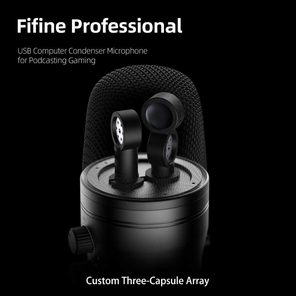 USB Recording Microphone with Four Pickup Patterns