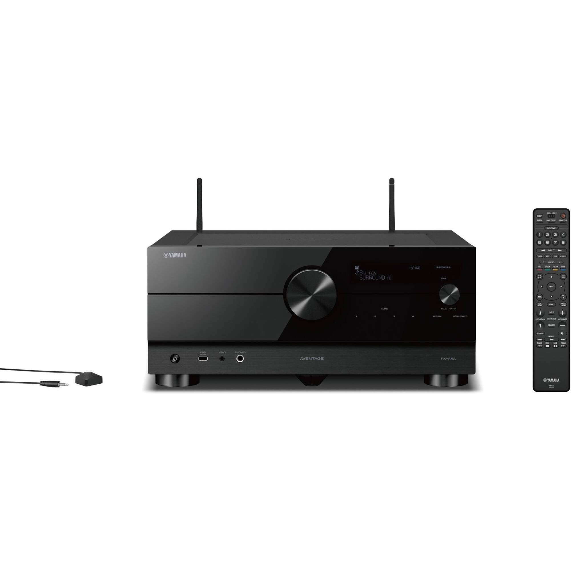 7.2-Channel Surround Sound AV Receiver with Wi-Fi & Bluetooth
