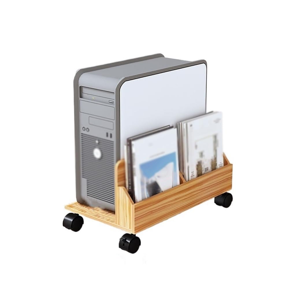 Mobile CPU Stand with Rolling Wheels for PC Tower