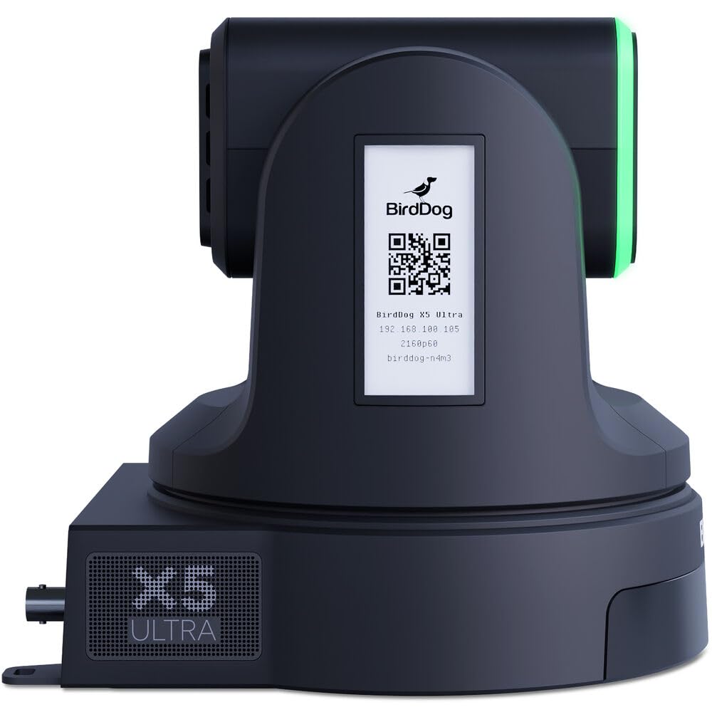BirdDog X5 Ultra PTZ Camera with 20x Optical Zoom (Black)