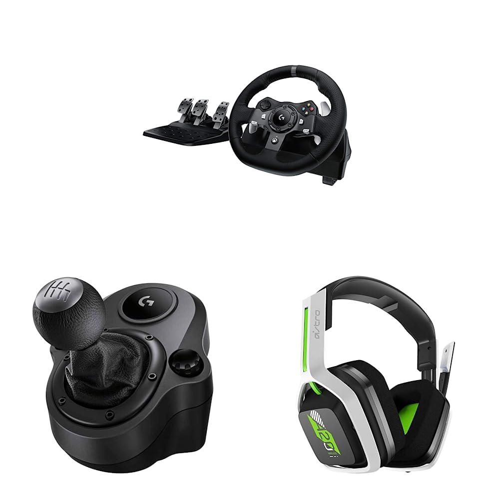 Force Feedback Racing Wheel with Pedals & Gear Shifter