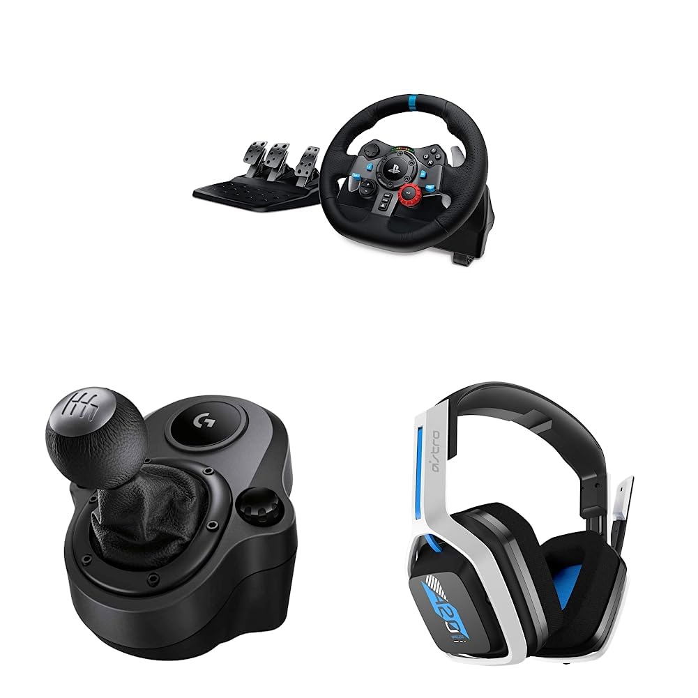 Force Feedback Racing Wheel with Pedals & Gear Shifter