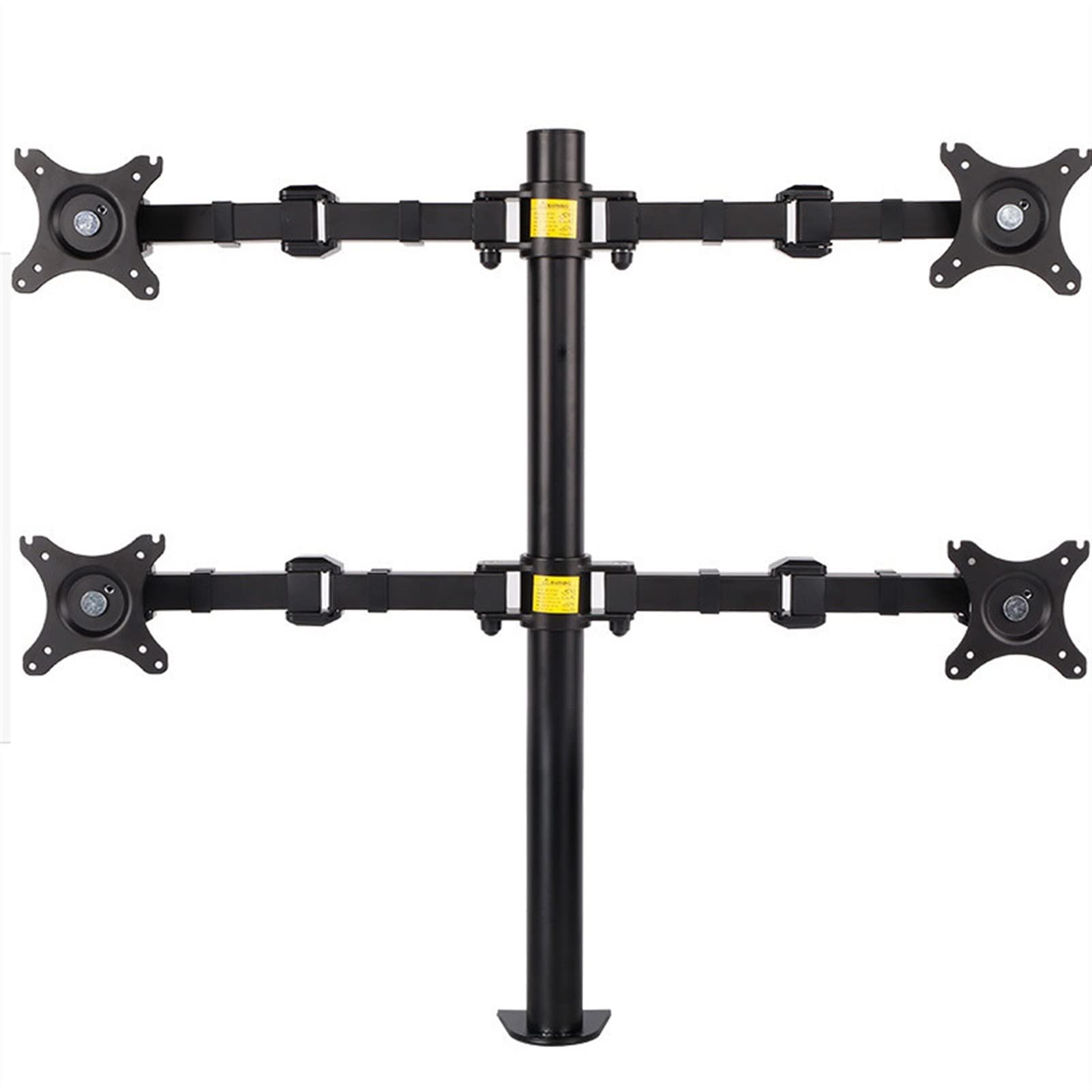 Quad Monitor Desk Mount Stand for Up to 30" Displays