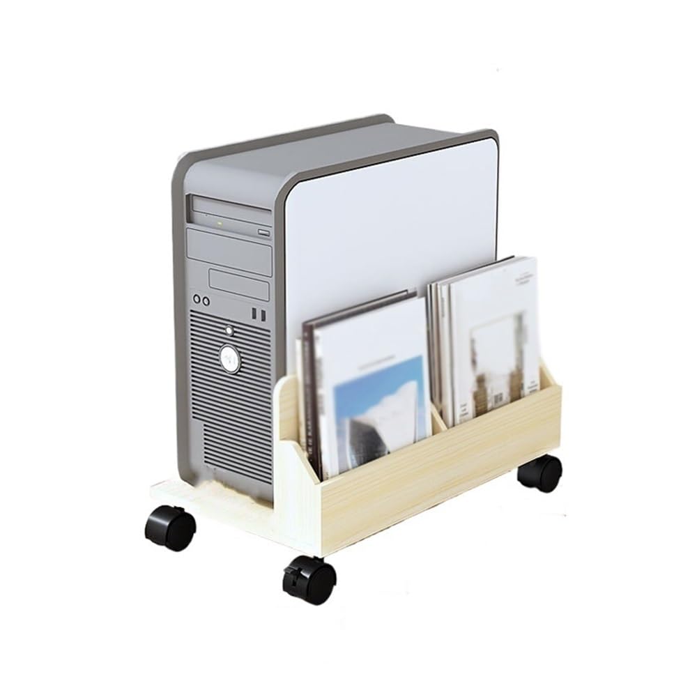 Mobile CPU Stand with Rolling Wheels for PC Tower