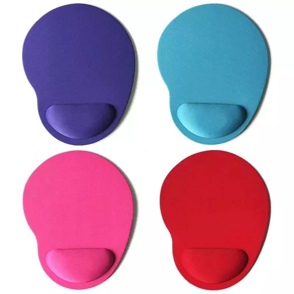Ergonomic Gel Mouse Pad with Wrist Support Light Blue