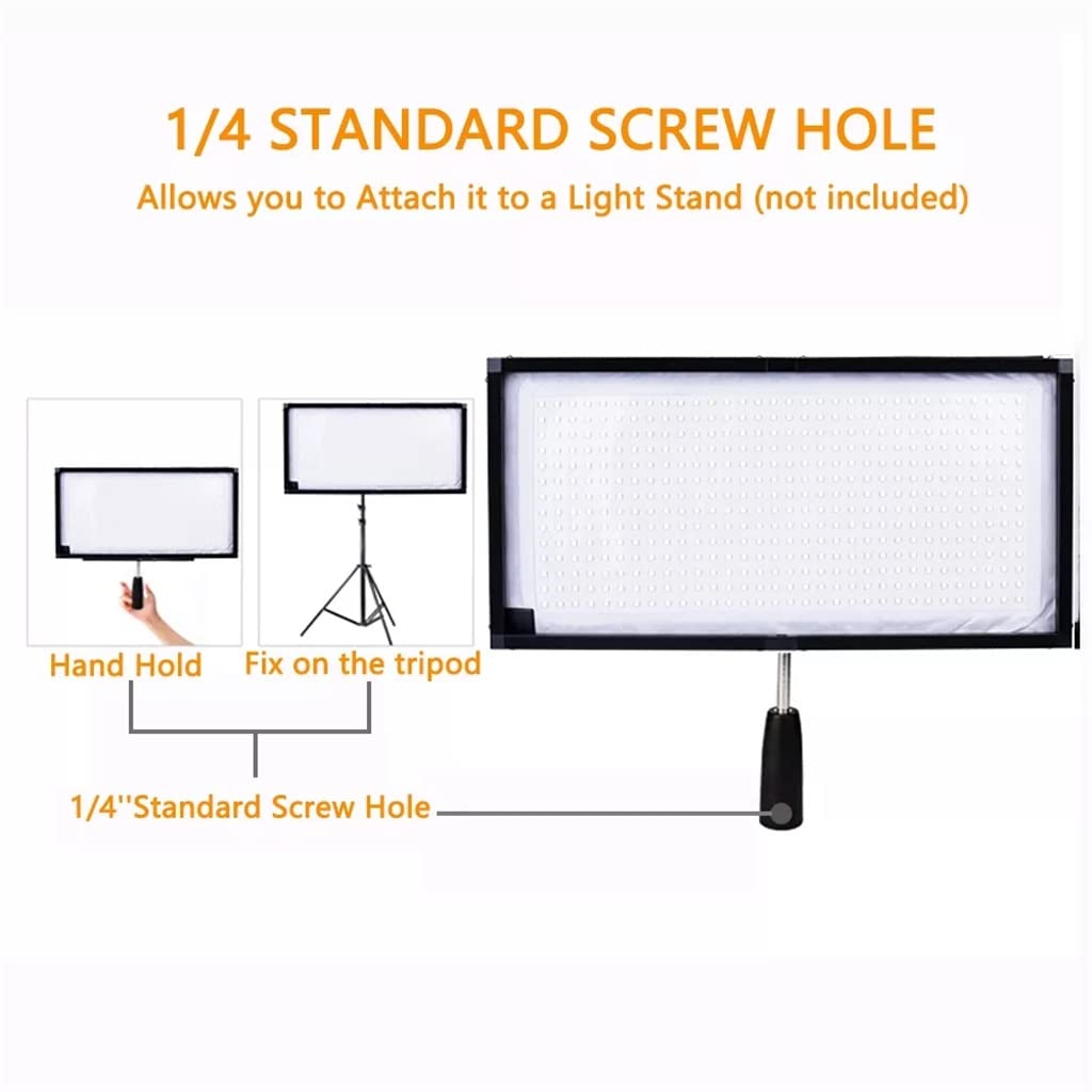 Flexible LED Video Light Panel with Remote Control