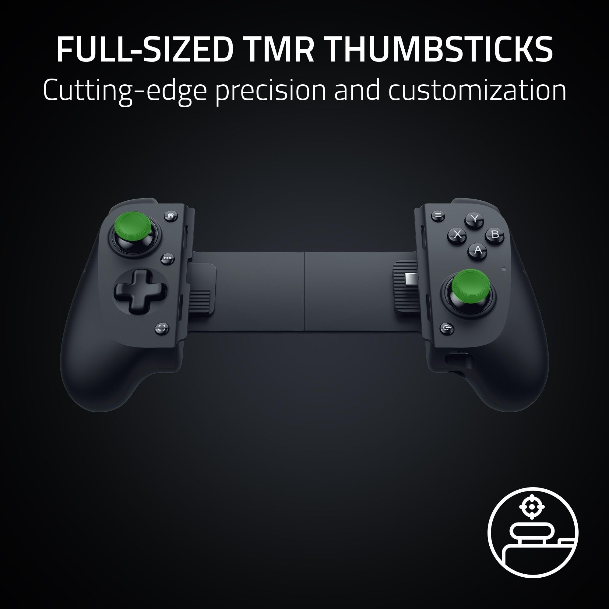 USB-C Mobile Game Controller with Anti-Drift Analog Sticks