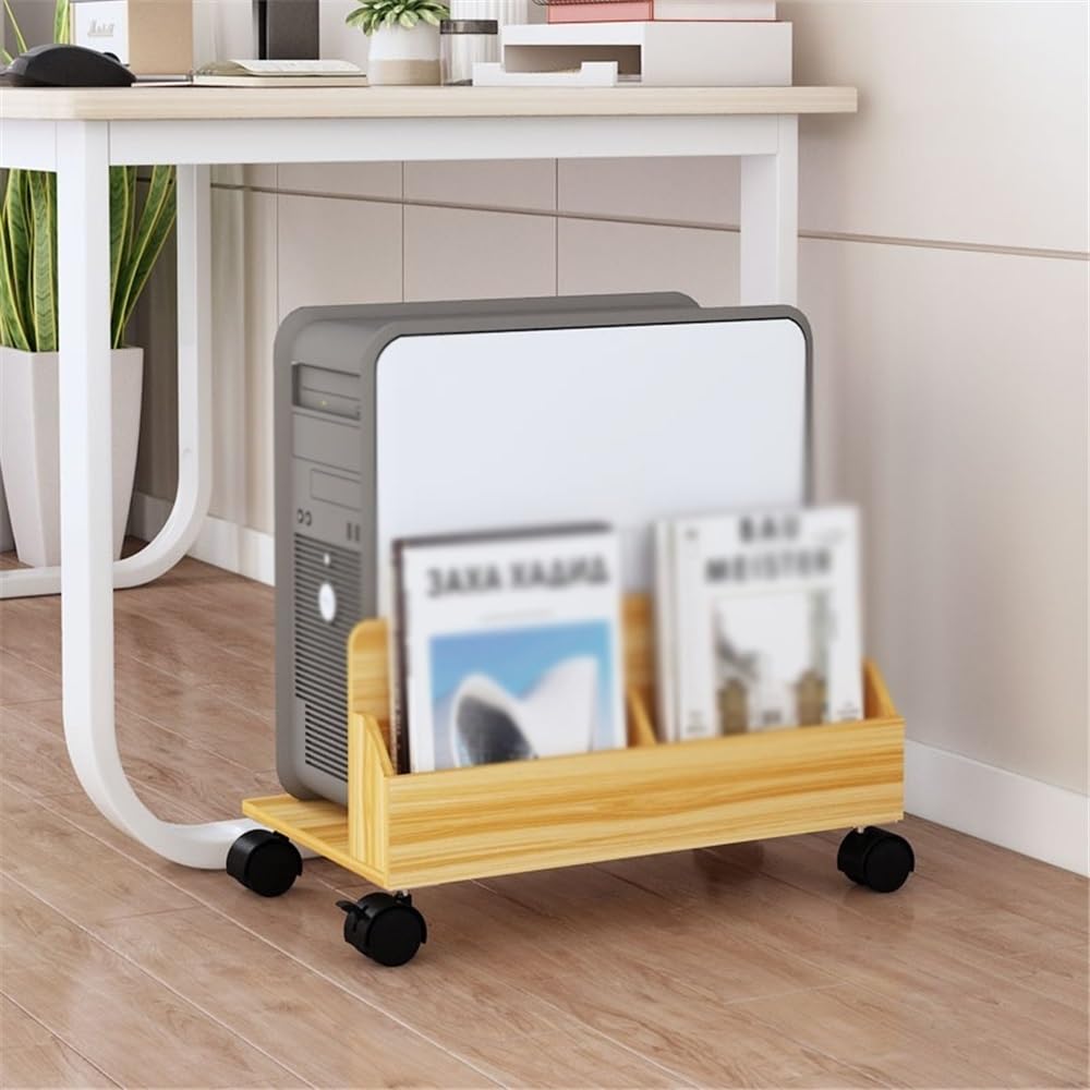 Mobile CPU Stand with Rolling Wheels for PC Tower