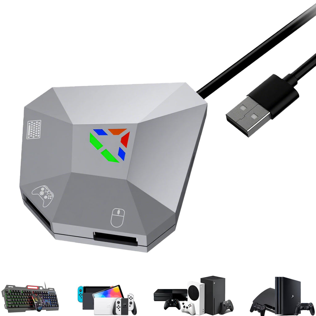 Keyboard & Mouse Adapter for Switch, Xbox & PlayStation
