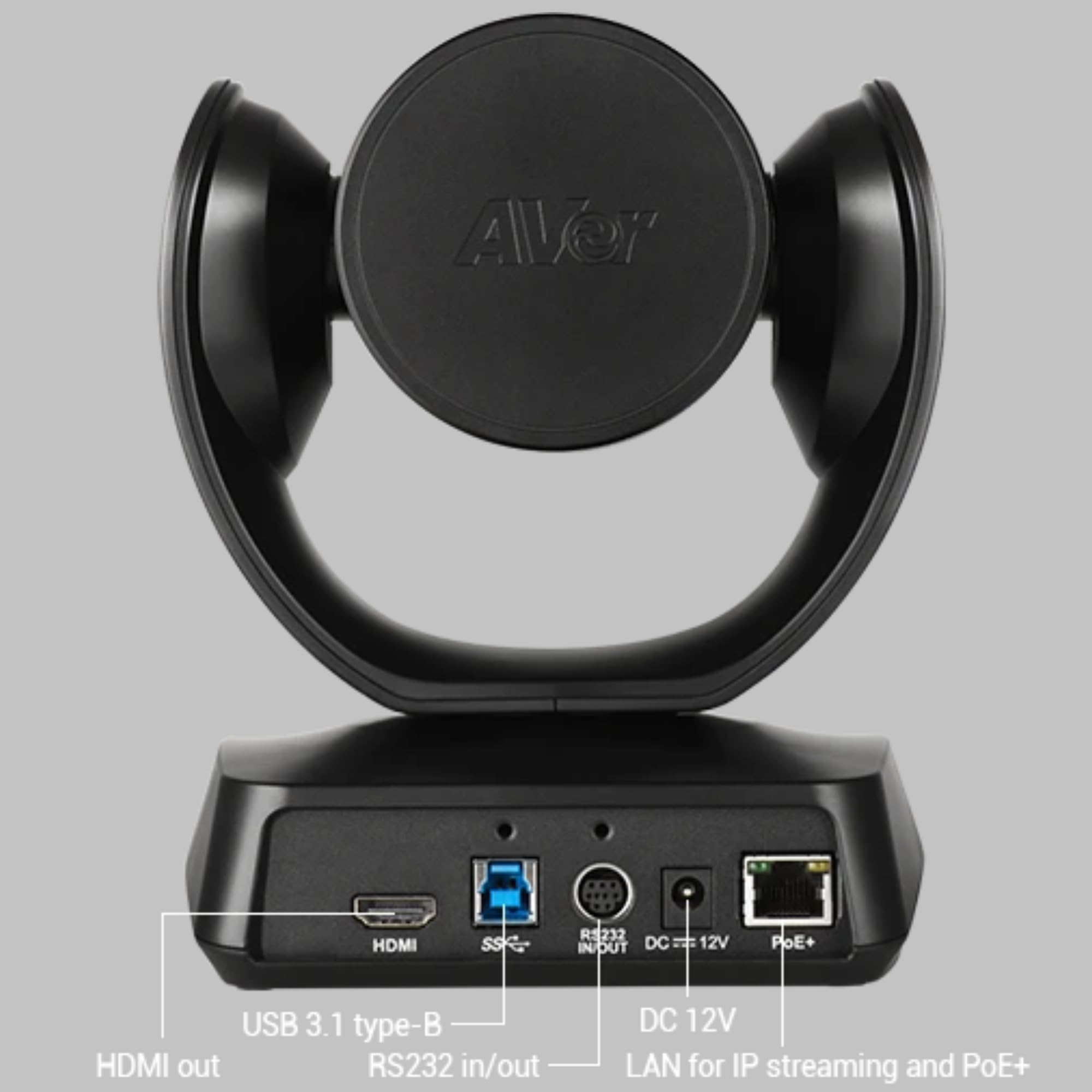 1080p PTZ Conference Camera with AI Auto Framing & 36X Zoom