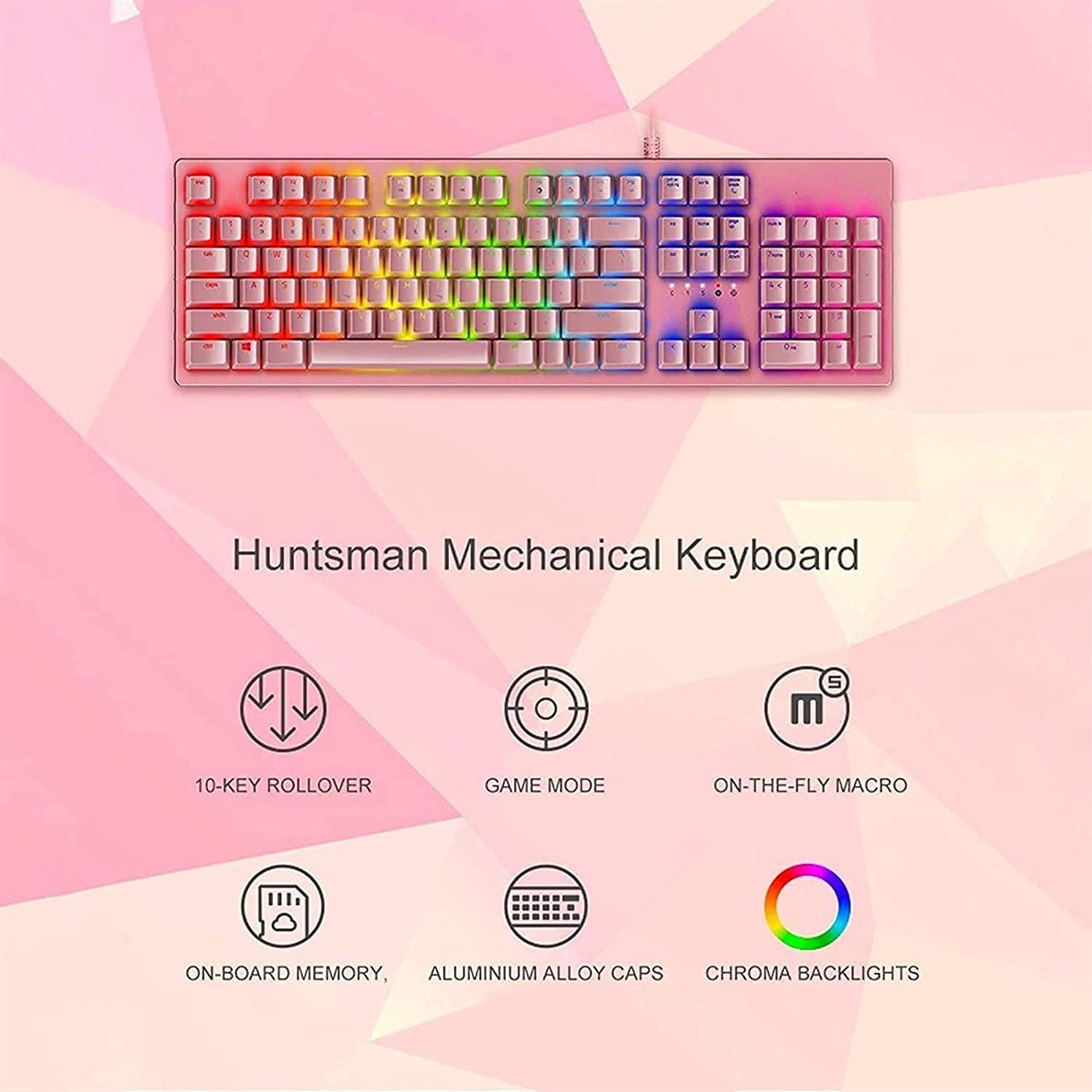 RGB LED Wired Mechanical Gaming Keyboard