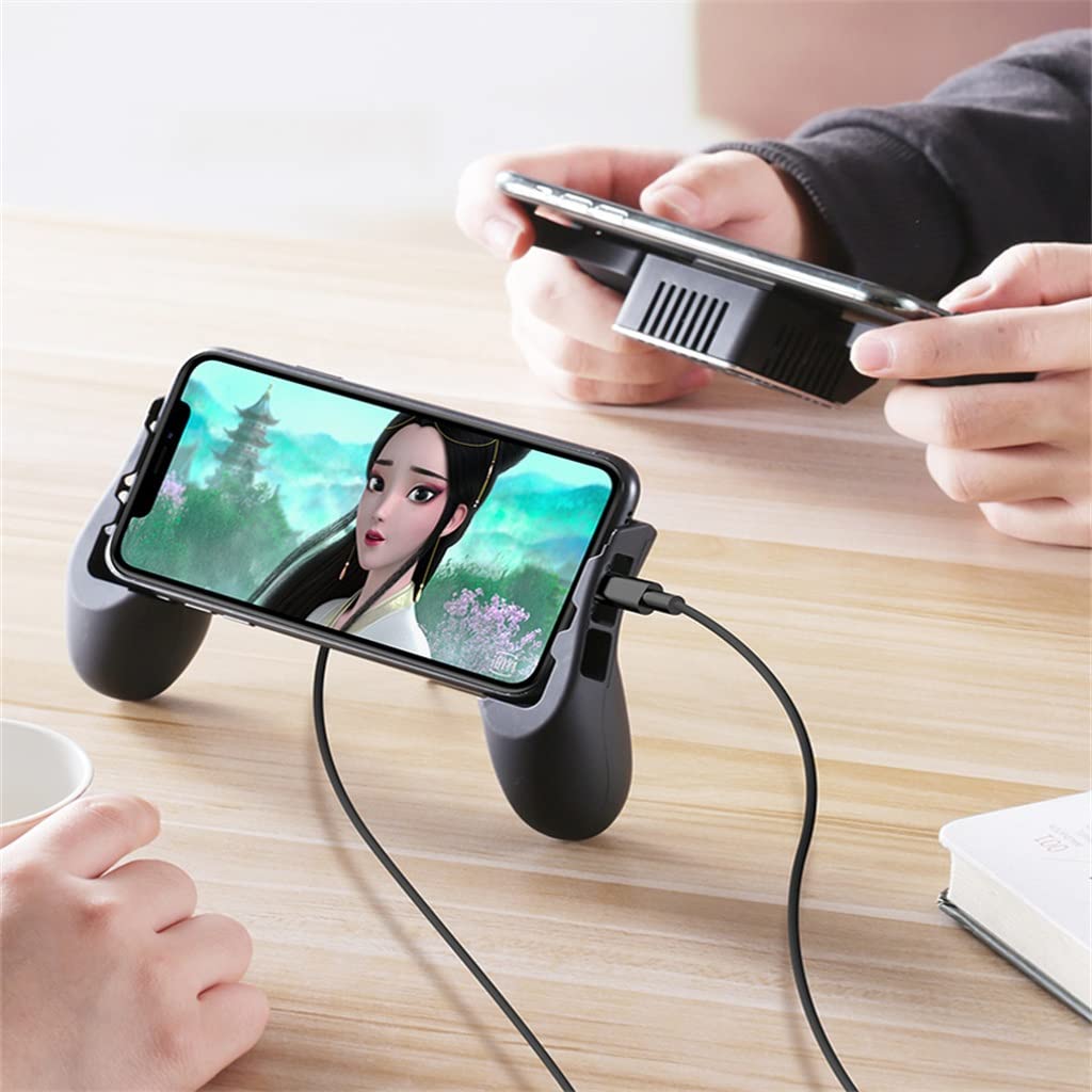 Mobile Phone Cooler Game Controller Grip with Semiconductor Cooling Fan