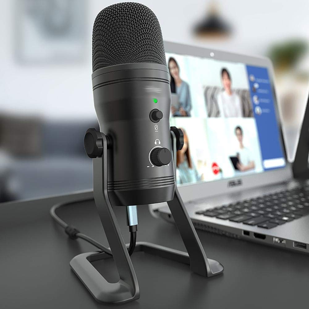 USB Recording Microphone with Four Pickup Patterns