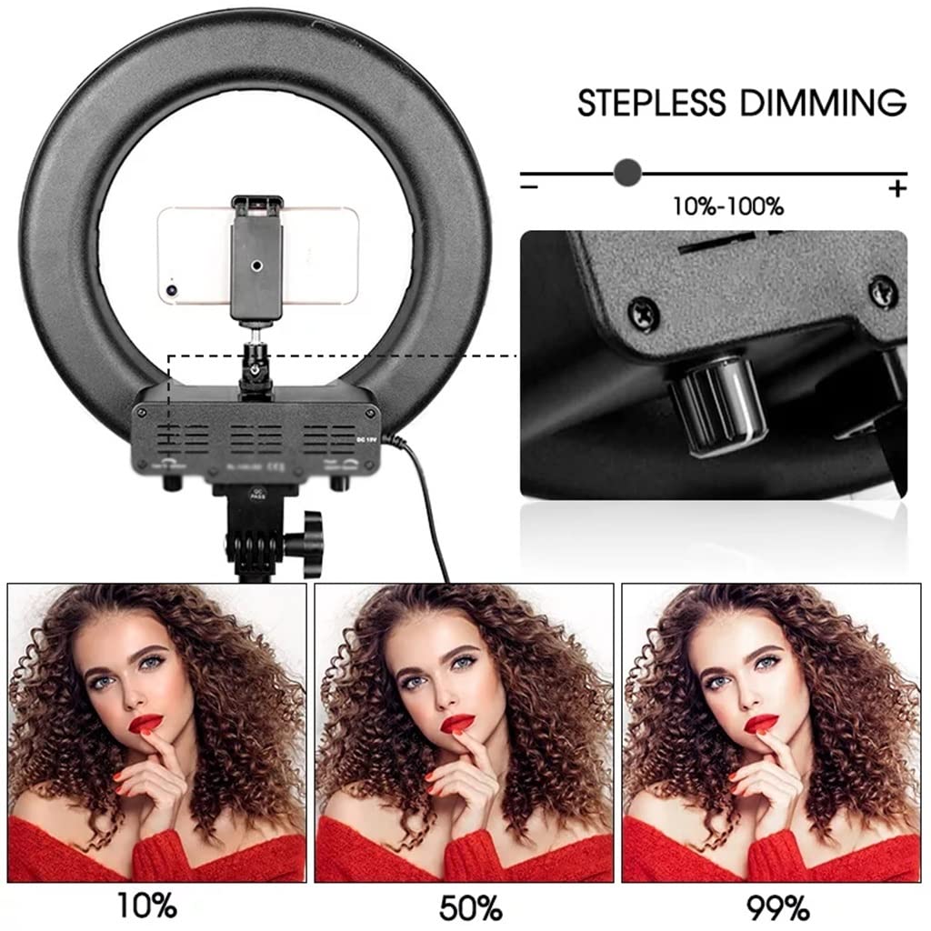 14" LED Ring Light with Tripod & Phone Holder