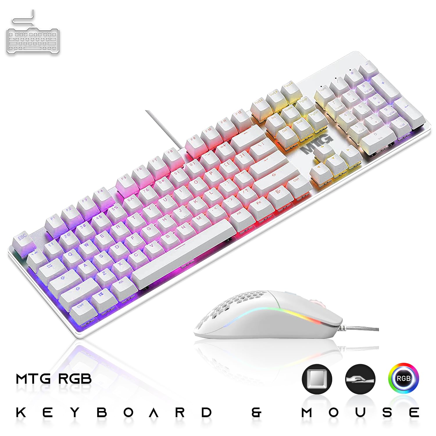 Gaming Desktop PC Core i5 with RGB Gaming Accessories