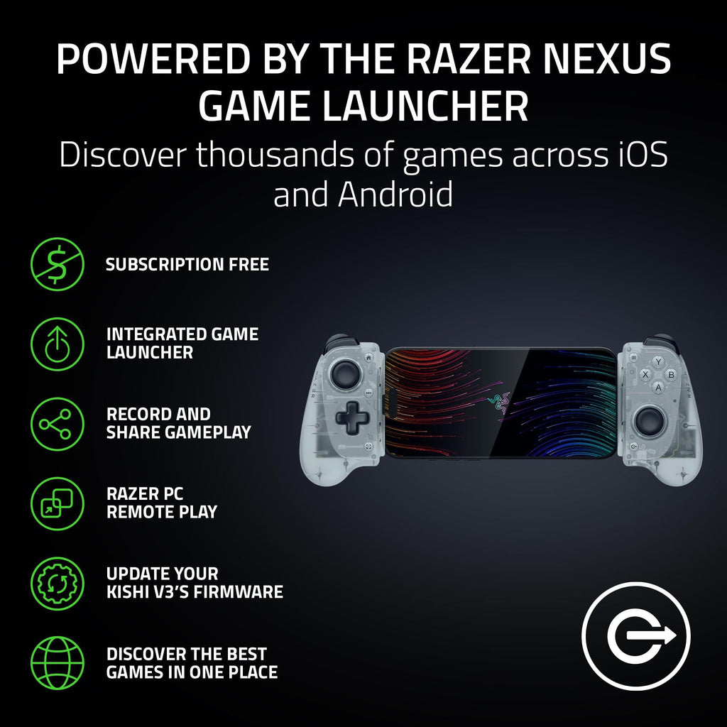 USB-C Mobile Game Controller Phantom White Edition