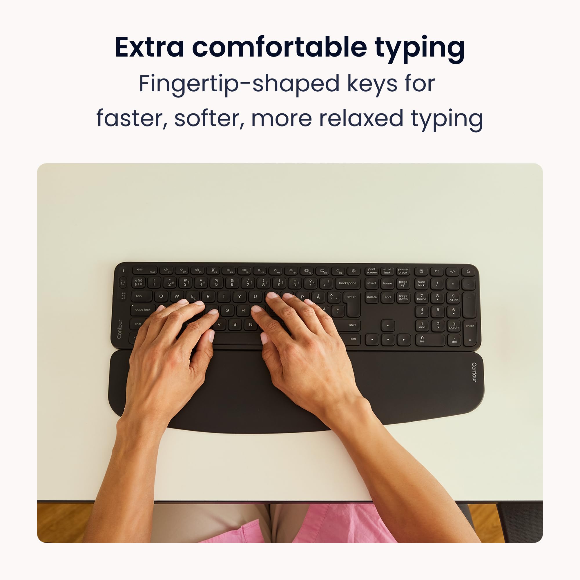 Wireless Ergonomic Keyboard & Mouse Bundle with Vertical Mouse
