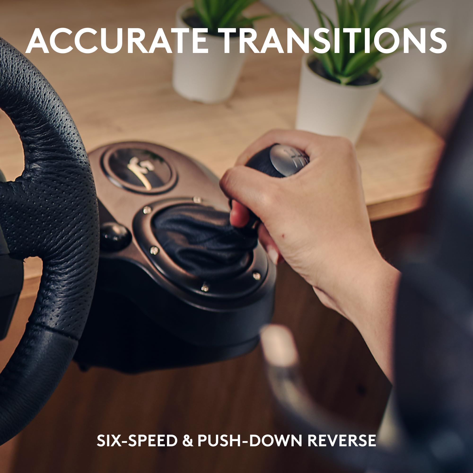 Force Feedback Racing Wheel with Pedals & Gear Shifter