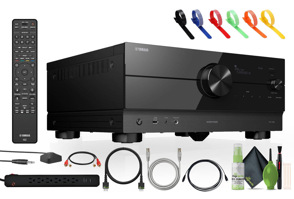 7.2-Channel Surround Sound AV Receiver with Wi-Fi & Bluetooth
