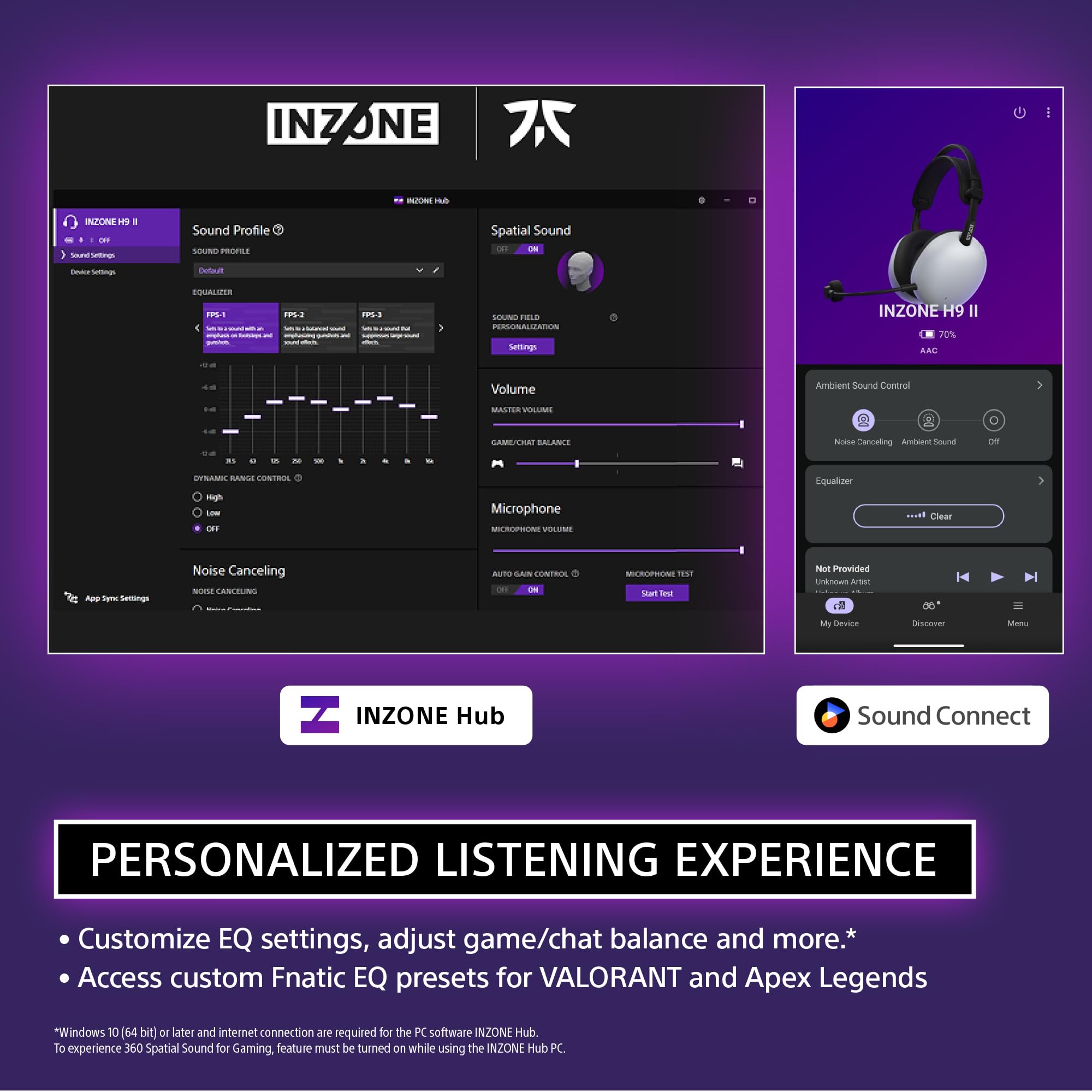 Wireless Noise-Canceling Gaming Headset with Detachable AI Microphone