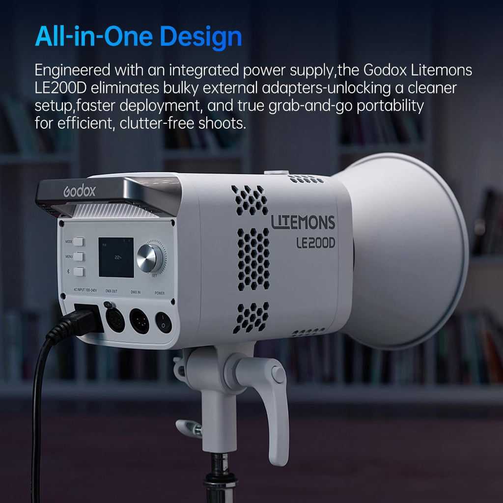 Godox LE200 LE200D 220W LED Video Light Bowens Mount LED Studio Light