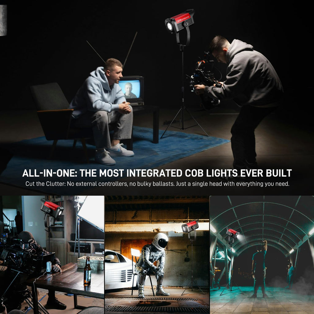 Bi-Color LED Video Light Kit with Softboxes (2-Pack)