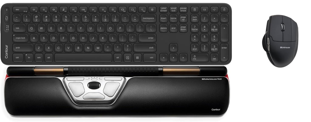Wireless Ergonomic Keyboard & Mouse Bundle with Vertical Mouse