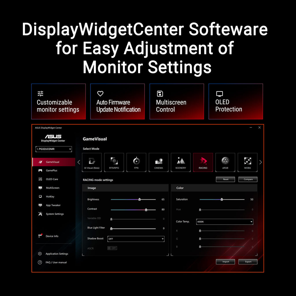 31.5" 4K QD-OLED 240Hz Gaming Monitor