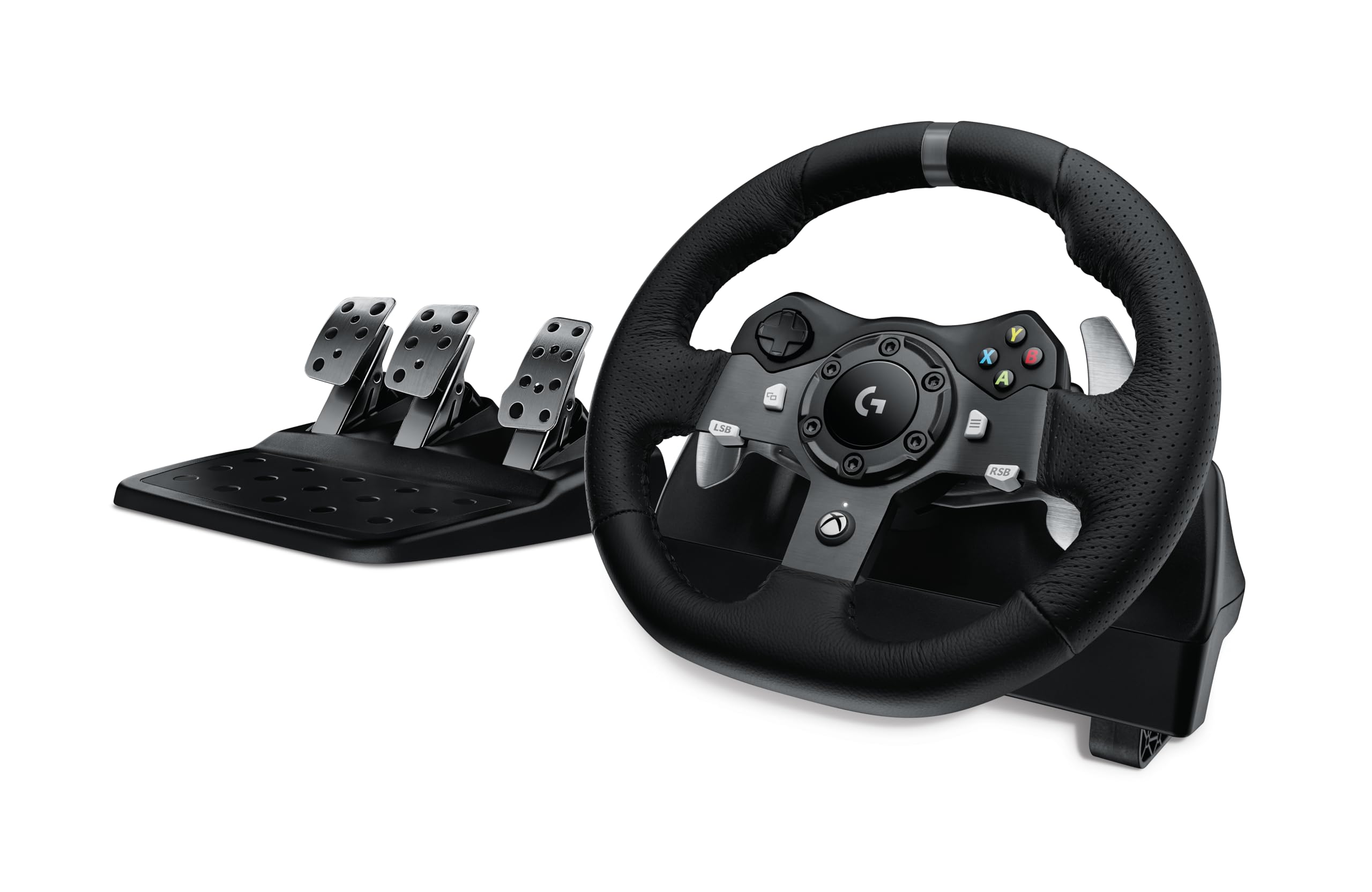 Logitech G29 Driving Force Racing Wheel and Floor Pedals, Real Force Feedback