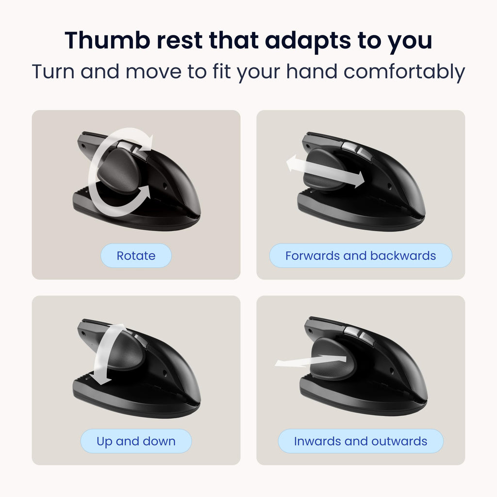 Wireless Ergonomic Keyboard & Mouse Bundle with Vertical Mouse