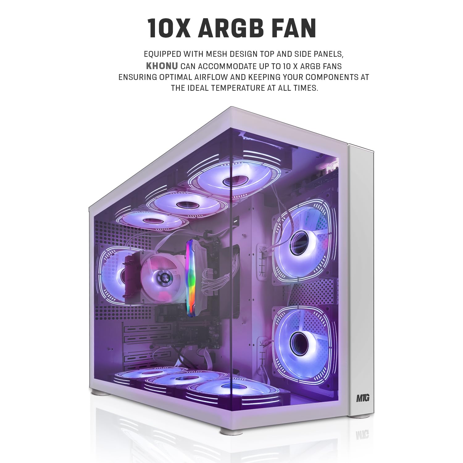 Gaming Desktop PC Core i7 16GB with RGB Gaming Accessories