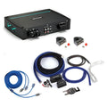 Marine 2-Channel Audio Amplifier with 1/0 Gauge Wiring Kit