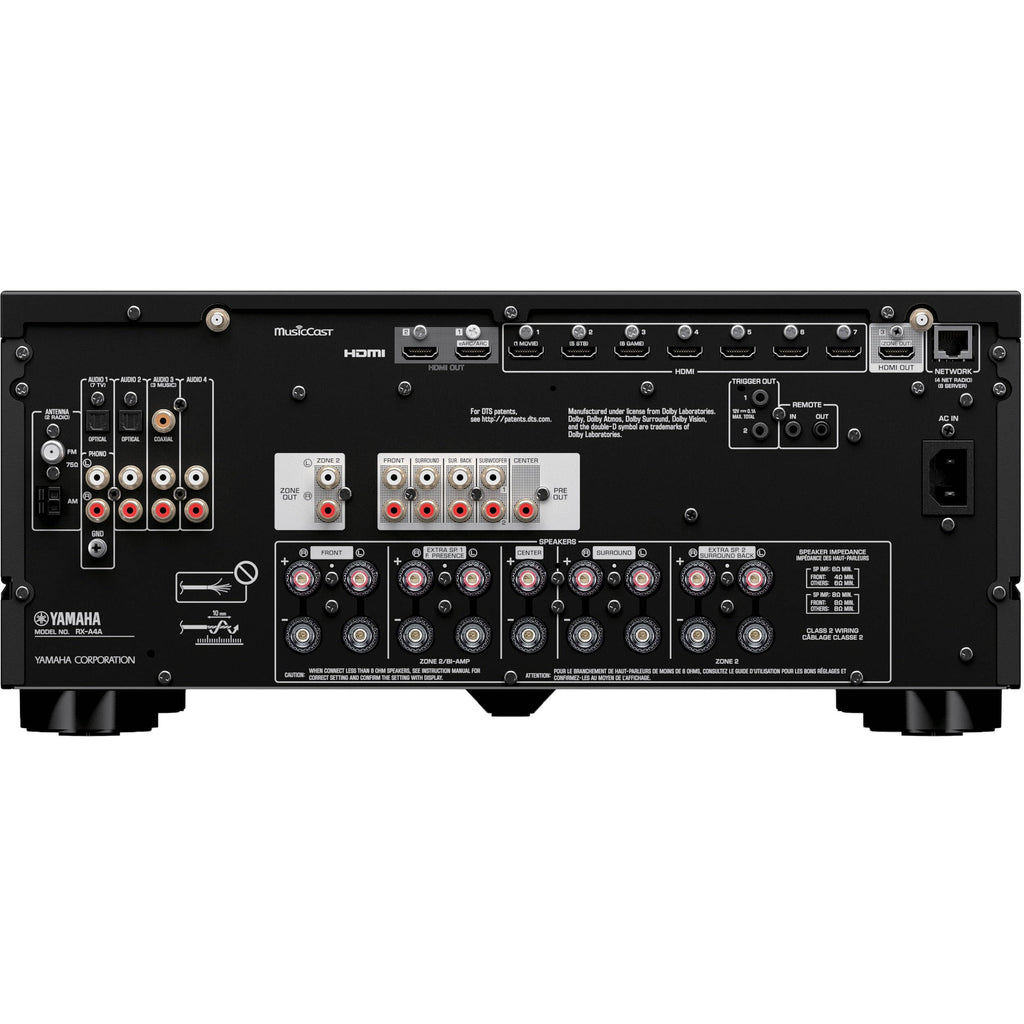 7.2-Channel Surround Sound AV Receiver with Wi-Fi & Bluetooth