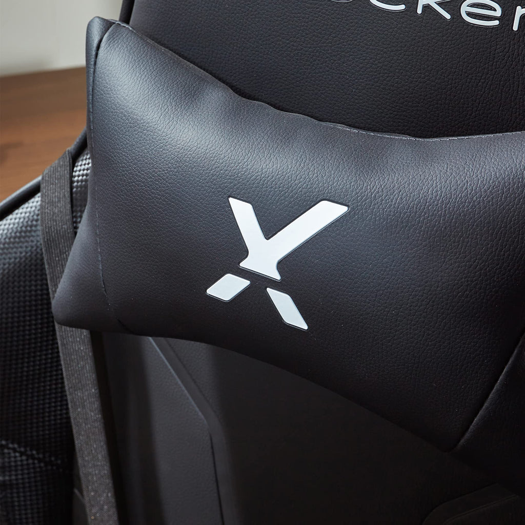 X-Rocker Agility Sport Esport Gaming Chair with Comfort Adjustability - Carbon Black