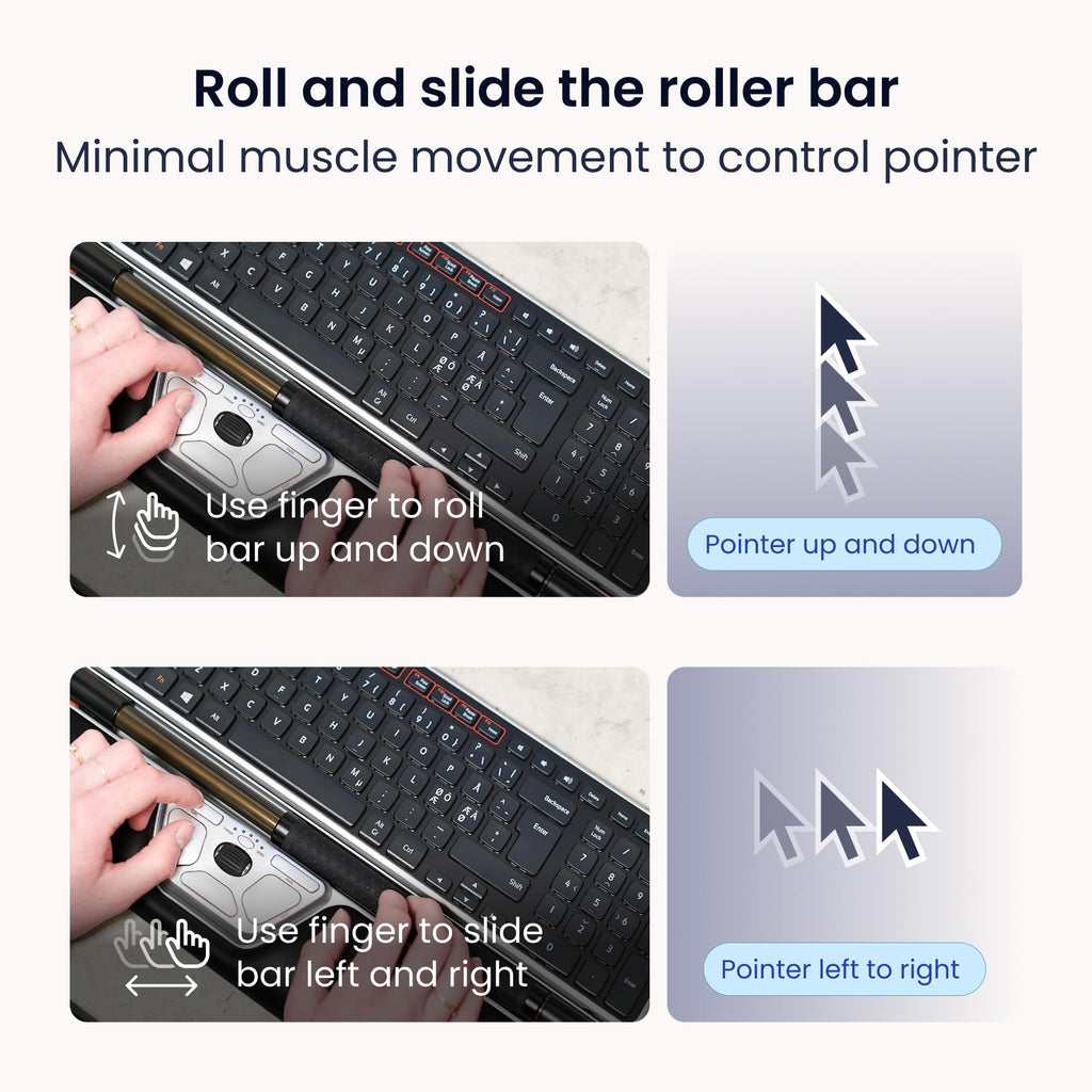 Wireless Ergonomic Keyboard & Mouse Bundle with Vertical Mouse