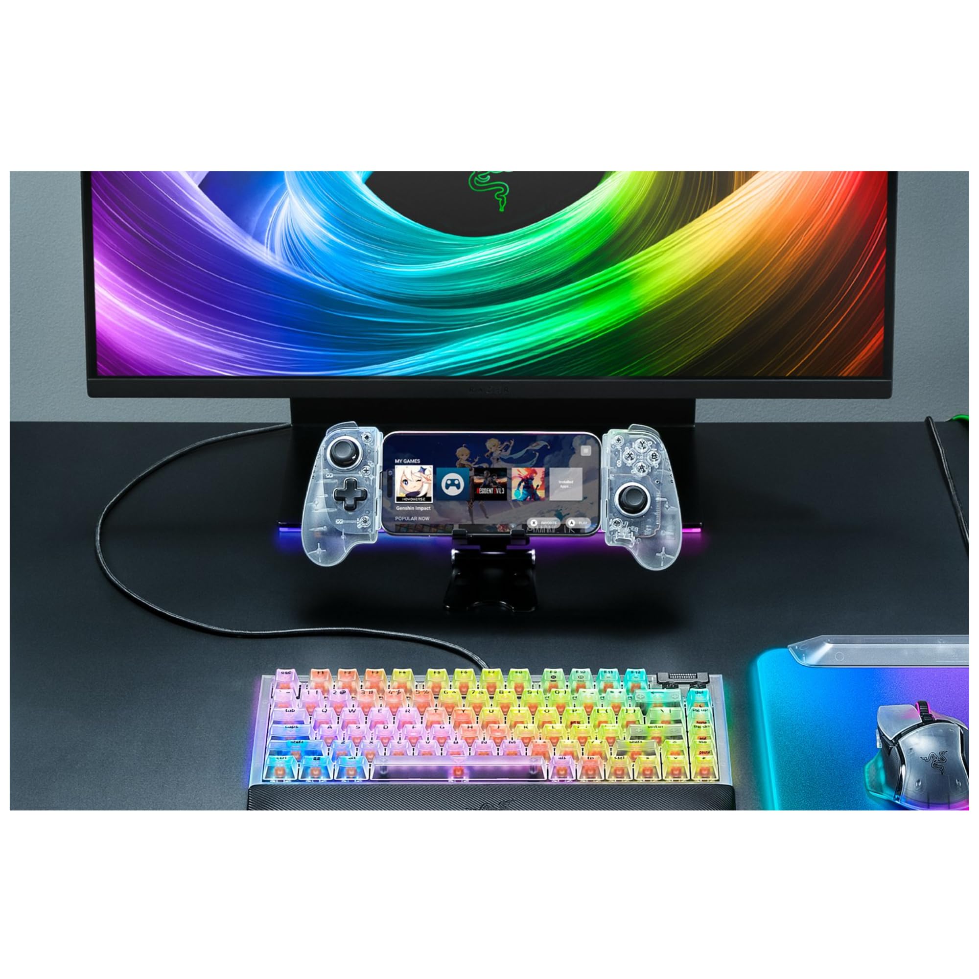 USB-C Mobile Game Controller Phantom White Edition
