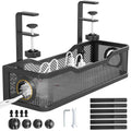 Cinati Under Desk Cable Tray - No Drill, Clamp Mounted, Protects Desk