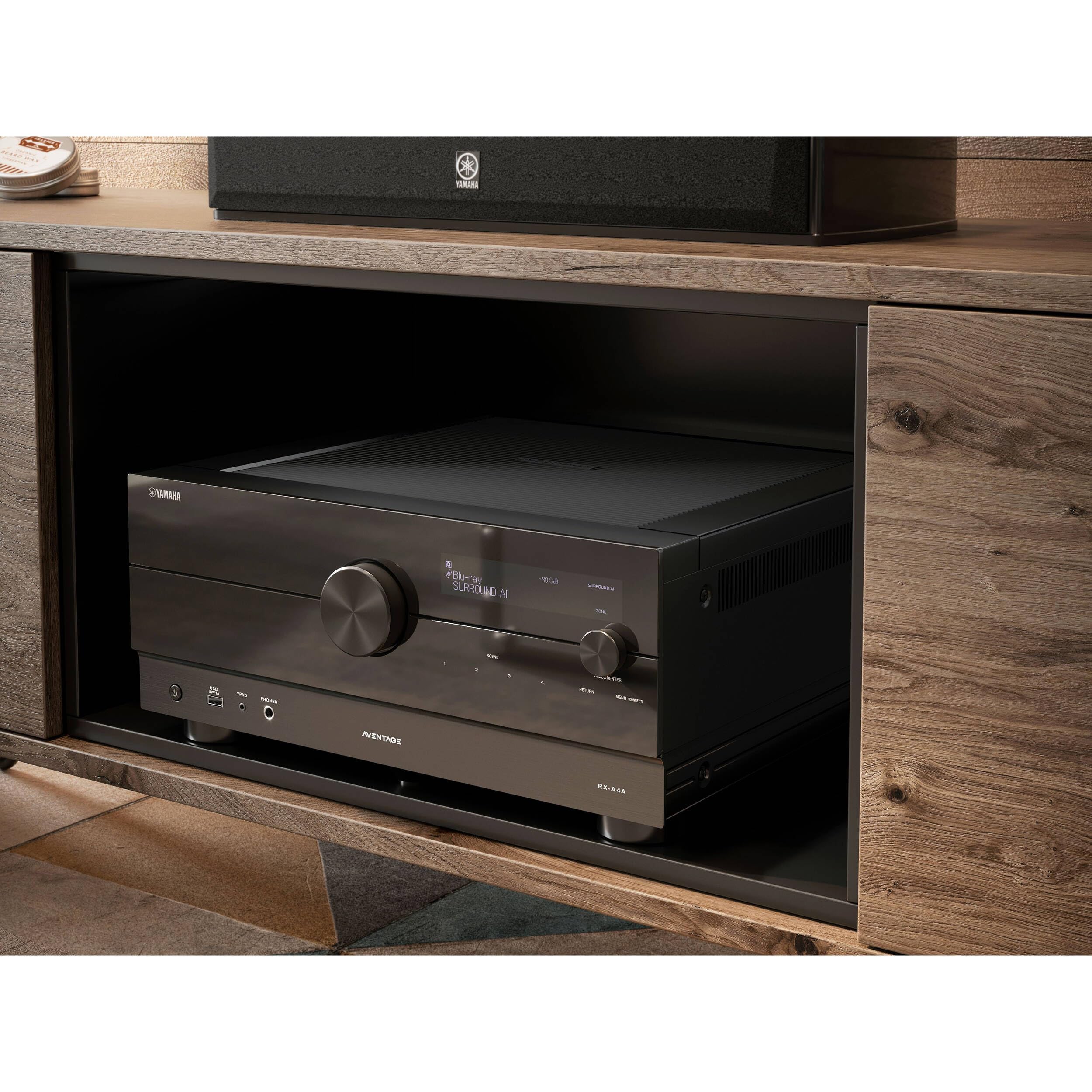 7.2-Channel Surround Sound AV Receiver with Wi-Fi & Bluetooth